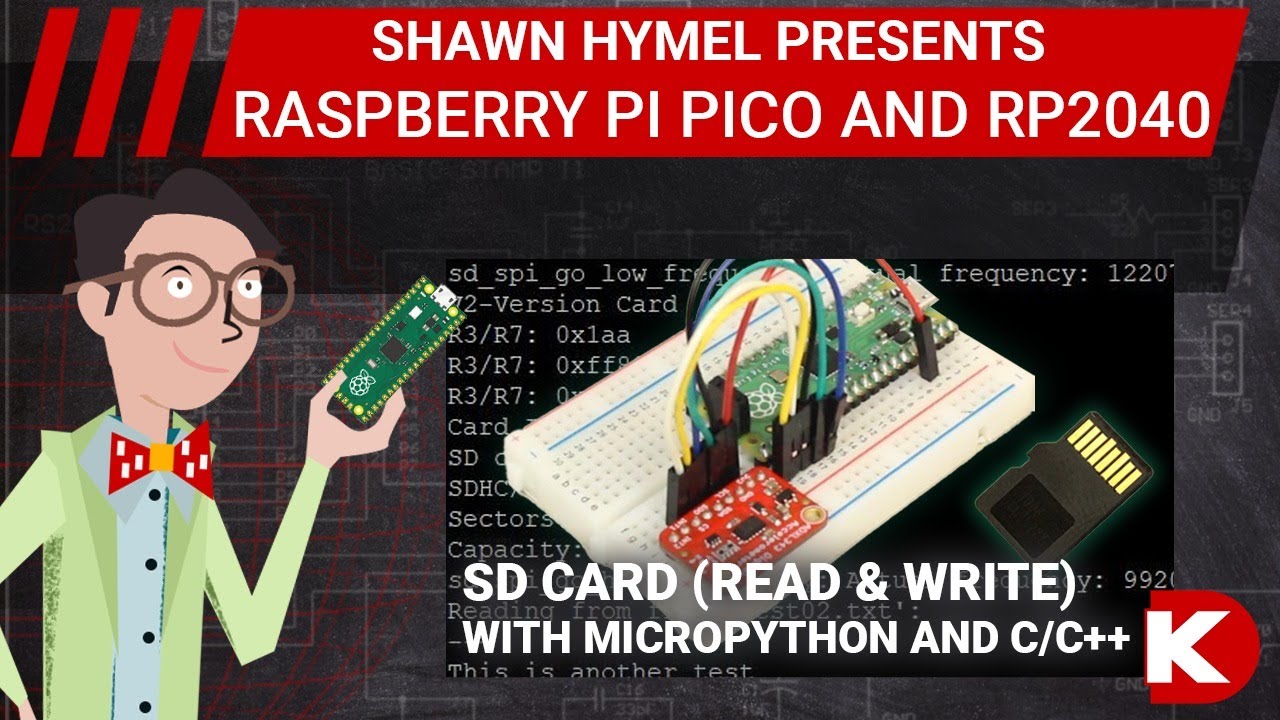Raspberry Pi Pico (RP2040) SD Card (Read & Write) with MicroPython and C/C++ | Digi-Key Electronics