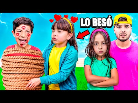 SOFÍA le ROBÓ un BESO a FACU !!