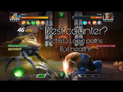Mojo Rank 5/65 only sig 7 wrecks act 6.1.3 long paths with full Health! - How to use Mojo - mcoc