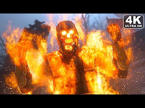 Scorpion Kills Quan Chi For Killing His Family Scene 4K ULTRA HD - MORTAL KOMBAT X