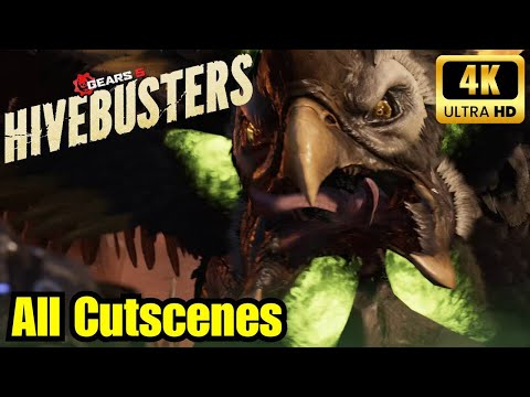 Gears Of War 5: Hivebusters: All Cutscenes (4k 60Fps)