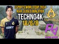 Techno4K POV TheMongolZ vs Rare Atom Esports World Cup 2024 Asia Closed Qualifier (18/6/8)