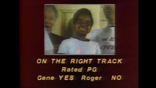 On the Right Track (1981) movie review - Sneak Previews with Roger Ebert and Gene Siskel