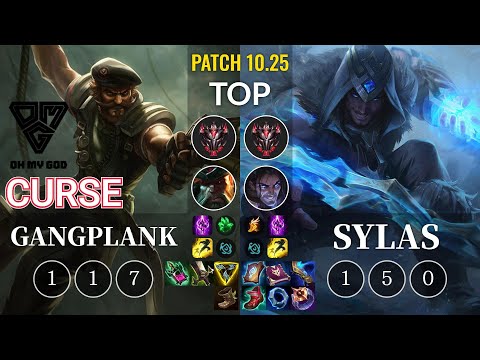 OMG Curse Gangplank vs Sylas Top - KR Patch 10.25