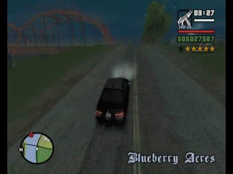 GTA sa BMW m3 cop chase