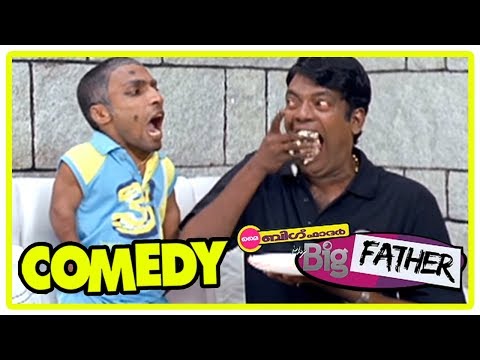 My Big Father Movie | Comedy Scenes | Salim Kumar appointed as care taker of Guinness Pakru