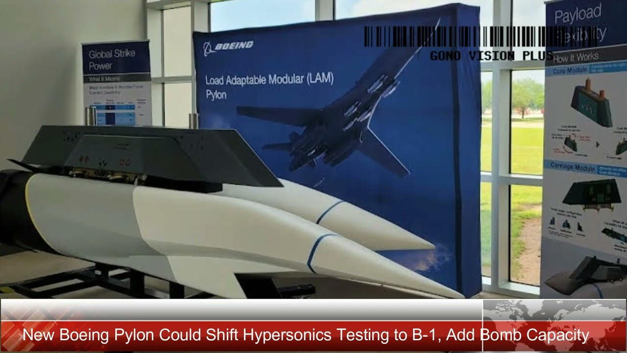 New Boeing Pylon Could Shift Hypersonics Testing to B-1, Add Bomb Capacity