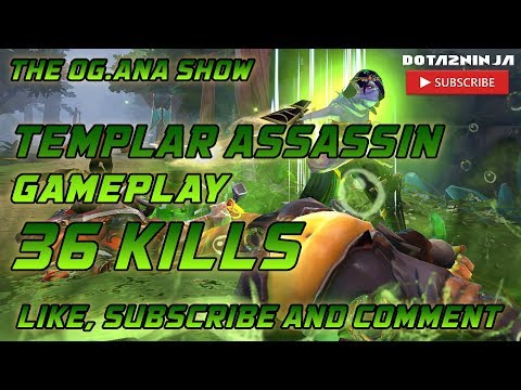 PERFECT PSI BLADES OG ANA TEMPLAR ASSASSIN 36 KILLS! GAME PLAY DOTA 2