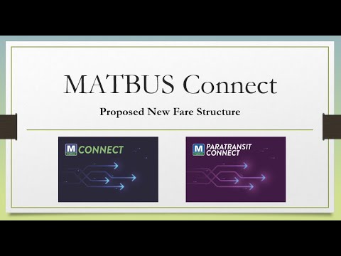 MATBUS Proposed Fare Structure - Informational Video