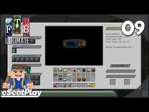 FTB Ultimate Reloaded w/ cScot : Ep 09 – IC2 Geothermal Generator and more Steve’s Carts