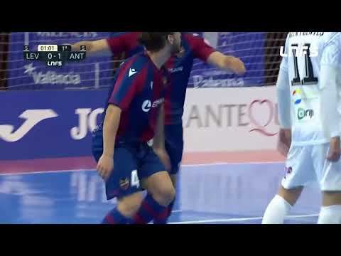 Gol Esteban (1-1) Levante UD FS - Be Soccer CD UMA Antequera. J26, 1Div. LNFS