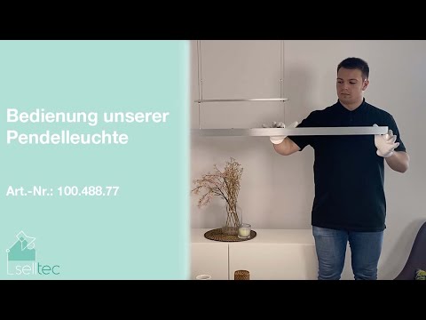 LED Pendelleuchte, ausziehbar & höhenverstellbar, Touch Dimmer, warmweiß-kaltweiß einstellbar CCT