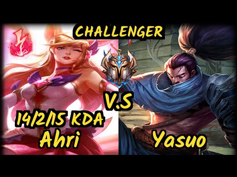 INTZ Envy (AHRI) vs YASUO - 14/2/15 KDA MID CHALLENGER GAMEPLAY - BR