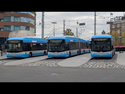 Trolleybuses in Arnhem, Netherlands, 2025