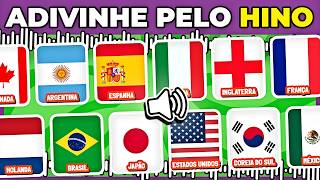 🌍 DESCUBRA O PAÍS PELO HINO ⚽🟩🟨 ESPECIAL - COPA DO MUNDO | #quiz #macaquiz