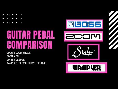 Gear Demo: Wampler Plexi Drive Deluxe, Zoom G3n, Suhr Eclipse, Boss Power Stack