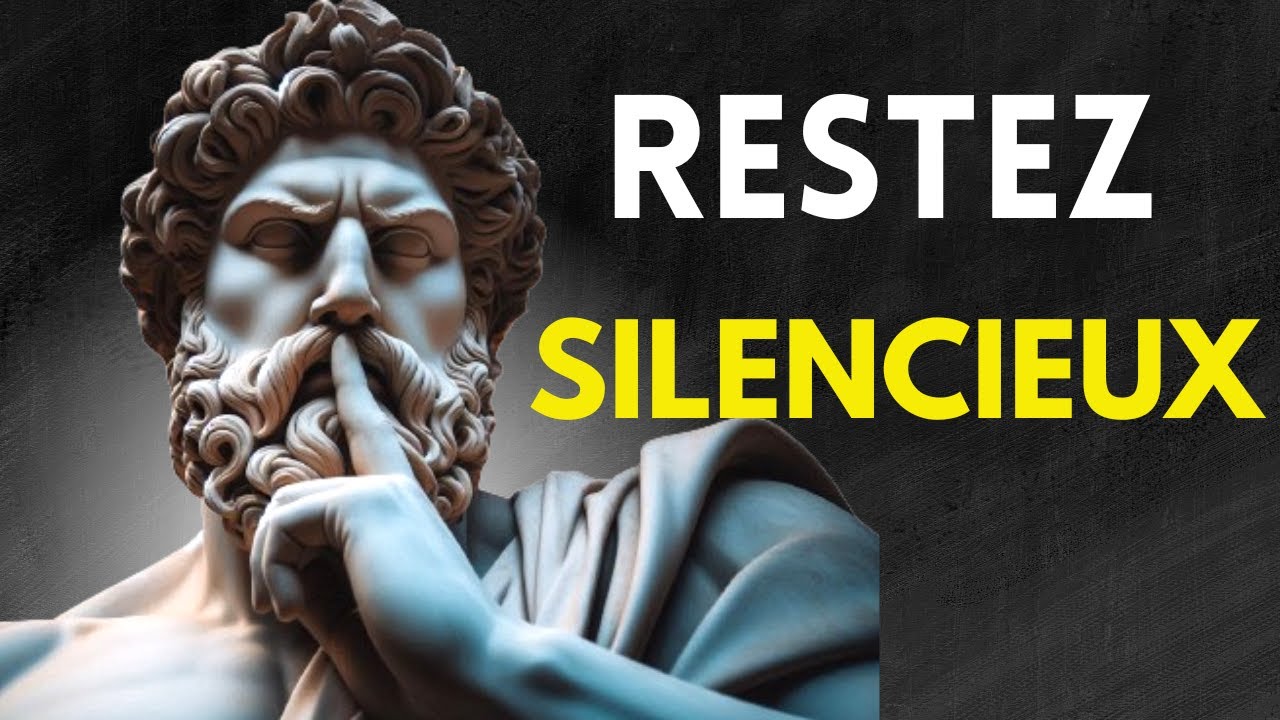 Soyez Toujours Silencieux Dans Ces 9 Situations | Stoïcisme  Marcus Aurèle