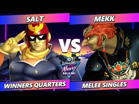 LMM Miami 2023 - Mekk (Ganondorf) Vs. Salt (Captain Falcon) Smash Melee - SSBM