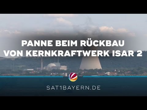 Panne im Atomkraftwerk Isar 2: Rückbauarbeiten vorübergehend gestoppt