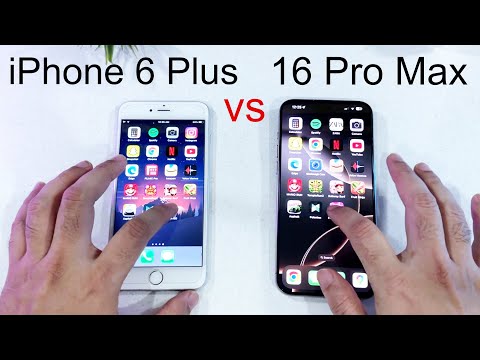 iPhone 16 Pro Max vs iPhone 6 Plus - Speed test