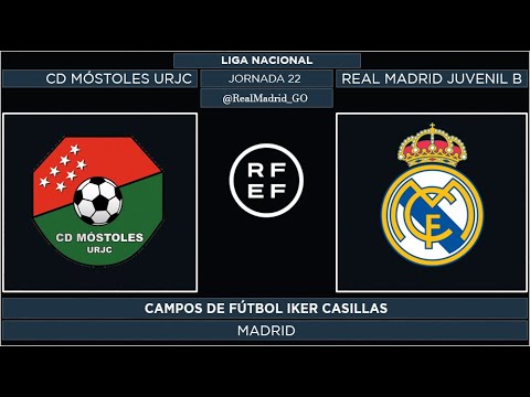 CD Móstoles URJC - Real Madrid Juvenil B | Liga Nacional 2021/22 | Jornada 22