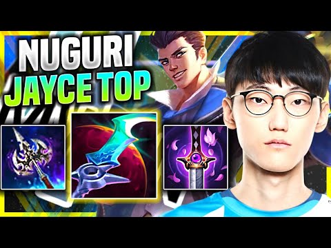 NUGURI THE JAYCE BEAST WITH NEW ITEMS!  |  Preseason 11 DWG Nuguri Plays Jayce Top vs Viktor!