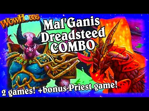 Mal'Ganis Dreadsteed COMBO ~ Hearthstone Heroes of Warcraft Decklist Video
