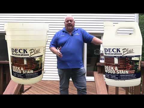 Seneca Brown on a 30+ year old deck