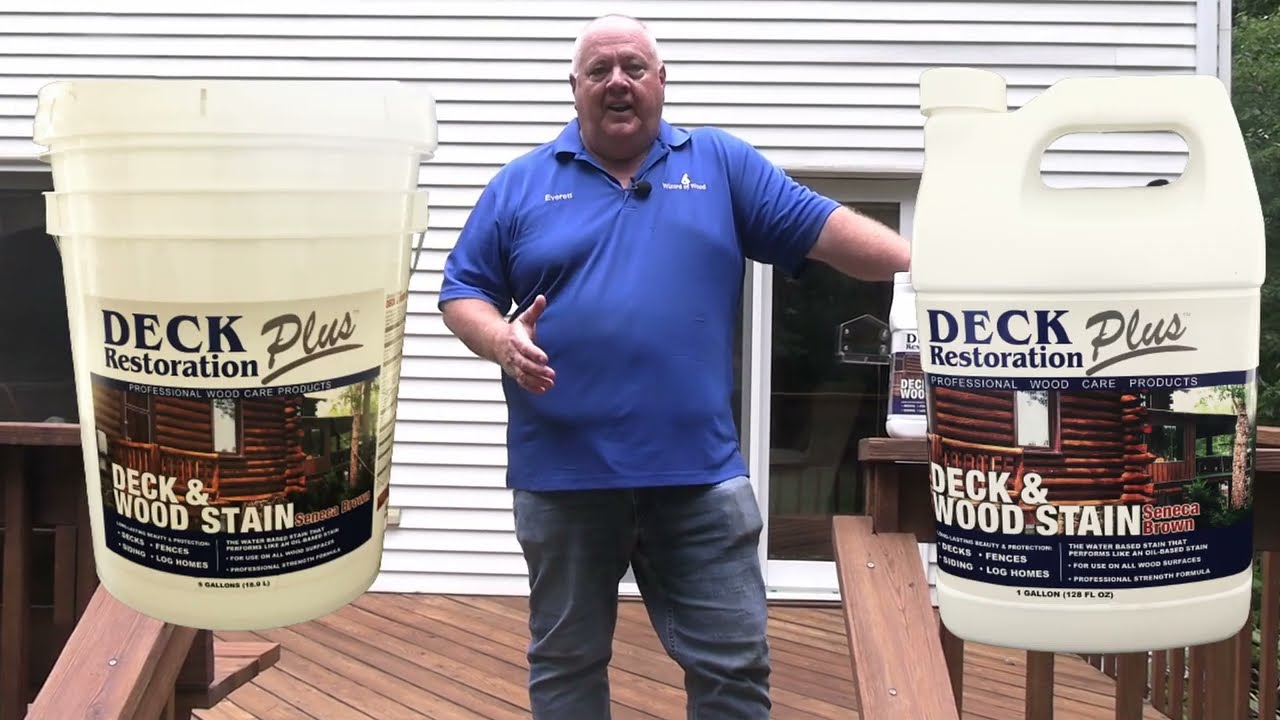 Seneca Brown on a 30+ year old deck