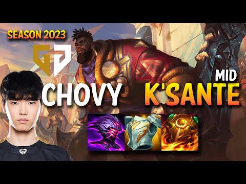 GEN Chovy K'SANTE vs VEIGAR Mid - KR Ranked