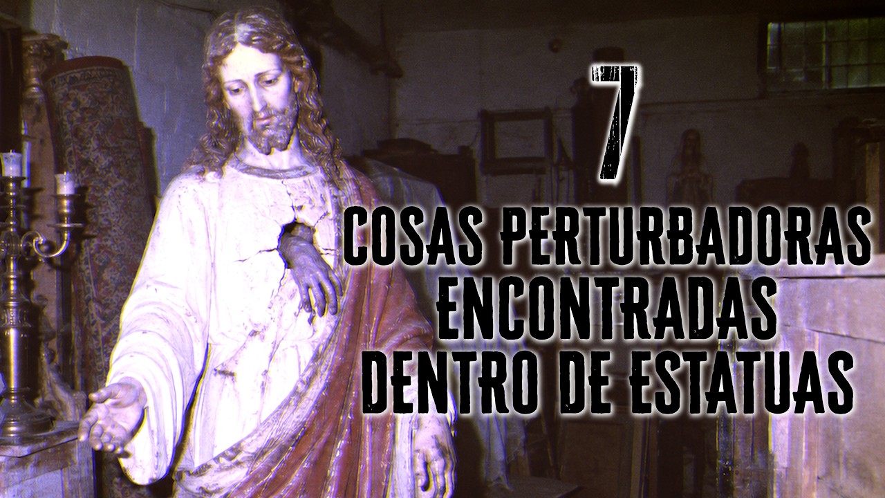 7 Cosas Perturbadoras Encontradas Dentro de Estatuas