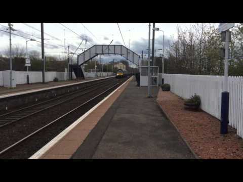 24/04/16 66431&66427 at Slateford | 4M48 Mossend-Daventry - Diverted Intermodal (Via ECML)
