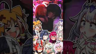 HoloEN Reacts To Kiara and Ina Cosplayers Kissing