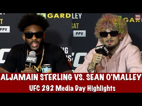 UFC 292: Aljamain Sterling & Sean O'Malley Media Day Highlights