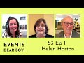 Events Dear Boy! With Helen Horton