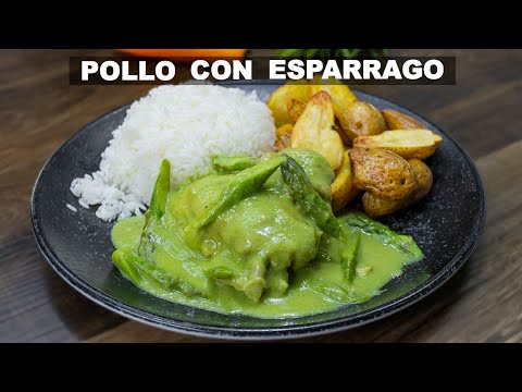 POLLO con Salsa de ESPARRAGOS en un Toque | Abelca