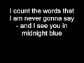 Electric Light Orchestra - Midnight Blue (Lyrics)
