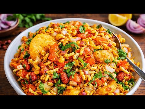 Quick & Easy Bhel Recipe | Indian No Cook Recipe | Puffed Rice Recipe | Indian Street Food