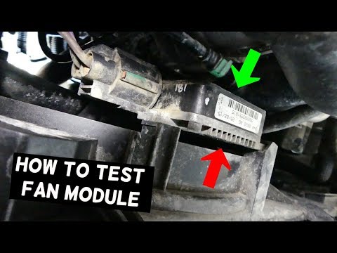 HOW TO TEST RADIATOR FAN MODULE CONTROL BOX ?