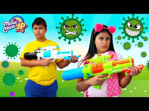 Mira la colección de cuentos divertidos y educativos para niños con María Clara y JP