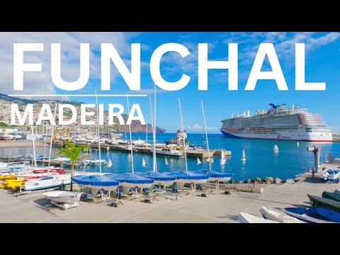 Walking In Funchal From CR7 Cristiano Ronaldo Museum To Almirante Reis Beach 4K | Madeira