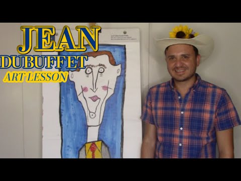 Jean Dubuffet Art Lesson | How to Draw a Man in a Suit | Michel Tapie
