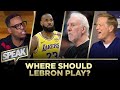Ric Says LeBron Should Join Knicks Or Mavs Paul Thinks JJ Dissed Luka Popovich Steps Down SPEAK
