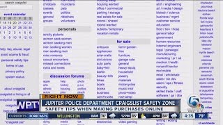 Jupiter Police Department now a Craigslist Safe Exchange Zone