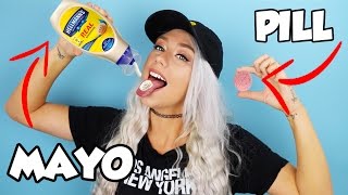 A PILL THAT MAKES GROSS THINGS TASTE GOOD? CHANGE YOUR TASTEBUDS IN 5MINS TASTE TRIPPING