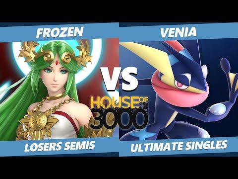 Smash Ultimate Tournament - Venia (Greninja) Vs. Frozen (Palutena) SSBU Xeno 150 Losers Semis