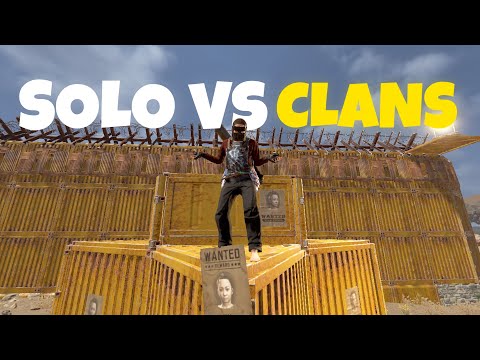 Solo Player vs Clans in forced Wipe - A Rust Movie