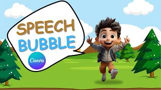 How to Add Speech Bubbles in Canva and Create Dialogue Easily | Canva Step-by-Step Tutorial