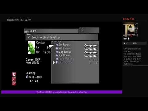 Final Fantasy 8 Remastered PS4 platinum trophy walkthrough Part 7