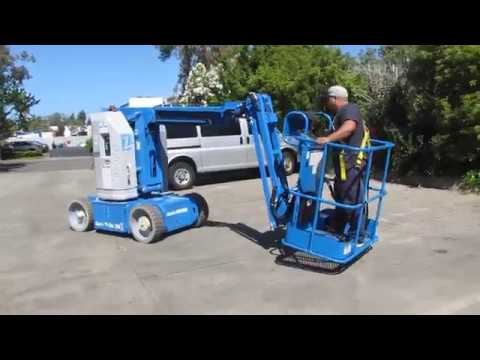 Genie Z30/20N 30’ Electric Articulating Boom Lift Man Aerial Platform Jib